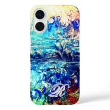 magical artistic ethereal Abstract Monogram