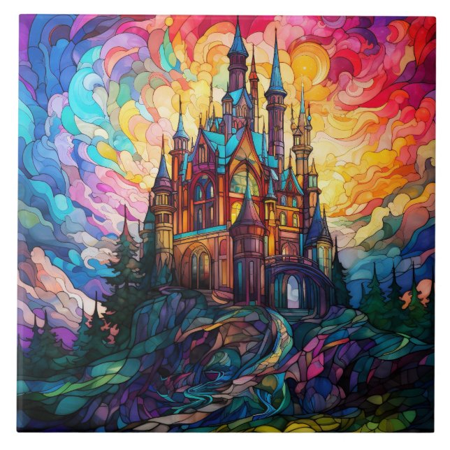Magical Castle  Stained Glass  (Frente)