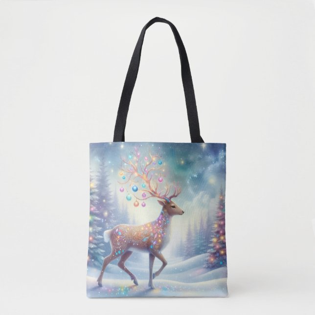 Magical Christmas Reindeer Tote (Frente)