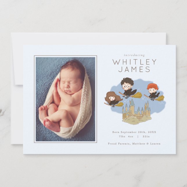 Magical Harry Potter | Anúncio de nascimento de Ho (Frente)