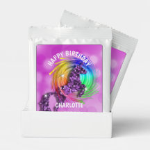 Magical Rainbow Unicorn Cute Girly Party