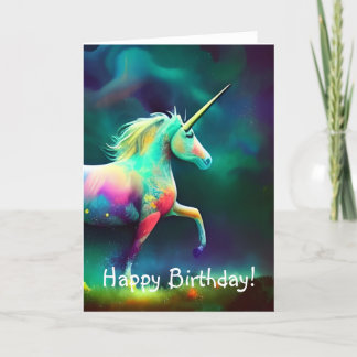 Magical Unicorn, Cartão de Aniversário
