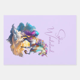 Magical Unicorn Fantasy nutre aniversário de roman