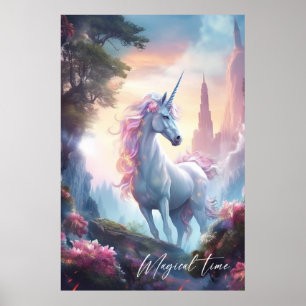 Magical unicórnio wall art impressão