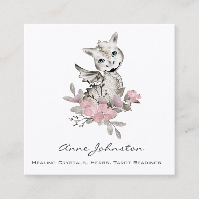 Magick Baby Dragon Cartão de visita (Frente)