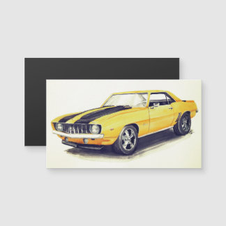 Magnet Amarelo Camaro 1969