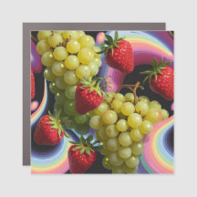 Magnet de Carro Quadrado de Fruta de Aromas de Mor