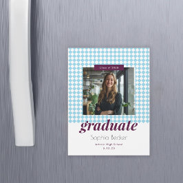 Magnet de Foto para Graduação de Padrão de Diamant