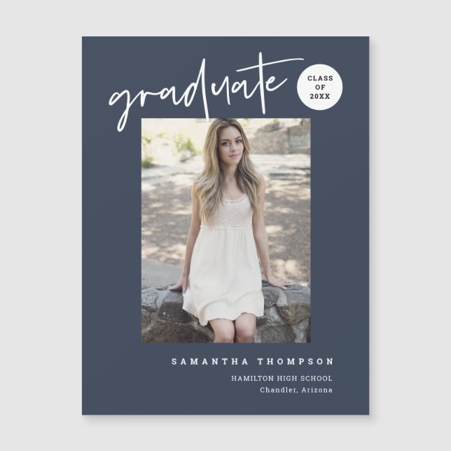 Magnet de Fotografia do Formando da Escola de Scri (Frente)