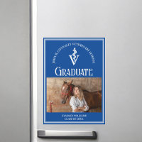 Magnet de Graduação de Fotos da Escola Veterinária