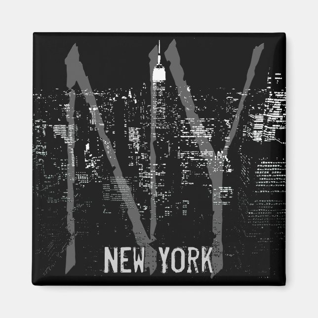 Magnet de Nova York Imã de geladeira NY Souvenir (Frente)