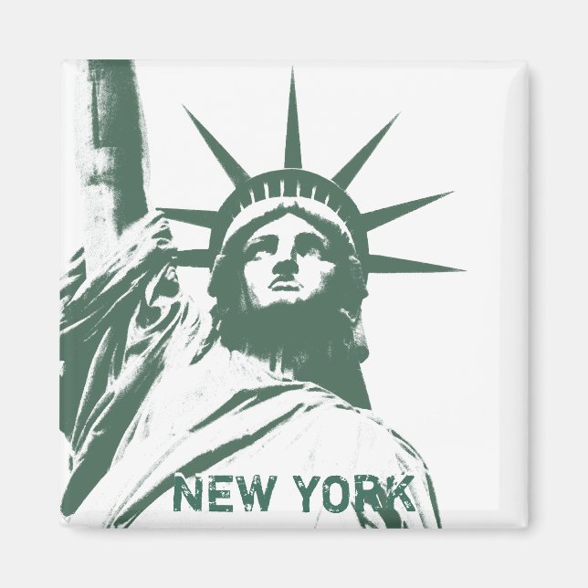 Magnet de Nova York Imã de geladeira NY Souvenir (Frente)