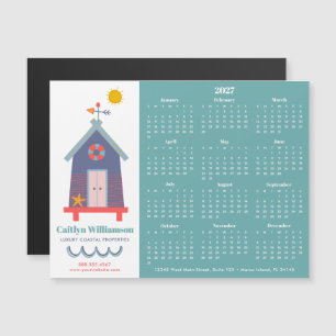 Magnet do Agente Imobiliário de Calendário 2025