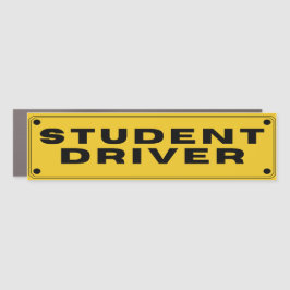 Magnet Externo do Carro do Driver Estudante