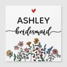 Magnet Floral Personalizado, Presente no Esquadrão