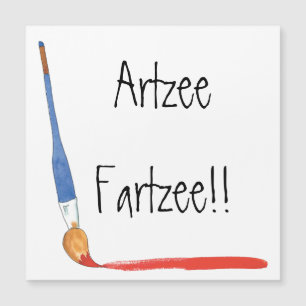 Magneta de cartão Super-Cute Artzee Fartzee