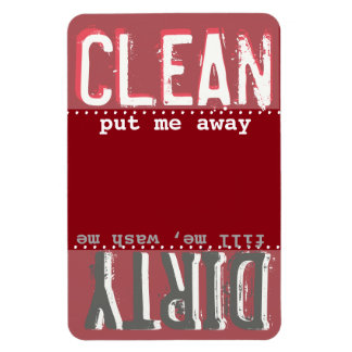 Magneta vermelha para lavadora de louça - ímã limp