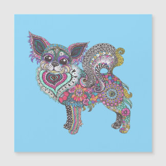 Magnetic Card with Chihuahua design