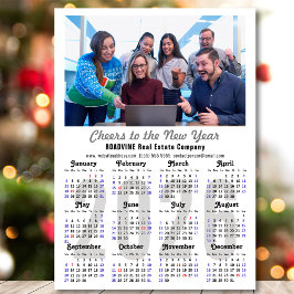 Magnética Minimalista de Foto Corporativa do Calen