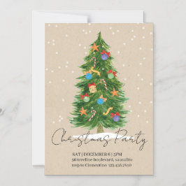 Magnético árvore feliz - convite de Natal