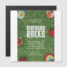 Magnético Convite ao Aniversário de criança de Coronavírus