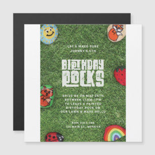 Magnético Convite ao Aniversário de criança de Coronavírus