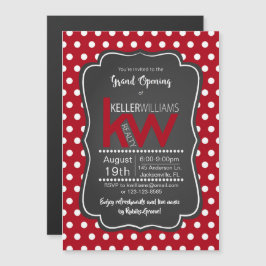 Magnético Convite de Evento de Casa Aberta de Abertura do MA