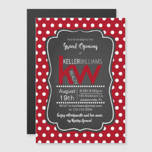 Magnético Convite de Evento de Casa Aberta de Abertura do MA