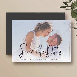 Magnético Convite de Save the Date de Ímã de Foto Simplesmen