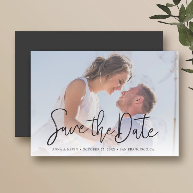 Magnético Convite de Save the Date de Ímã de Foto Simplesmen (Criador carregado)
