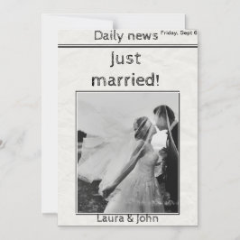 Magnético convite para casamento e festas