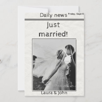 Magnético convite para casamento e festas