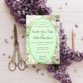 Magnético Imagem de Convite para Casamento de Hydrangea Bran