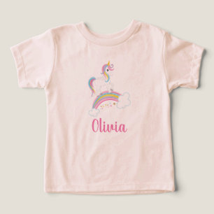 Magnético Rainbow Unicorn Birthday Personalizado