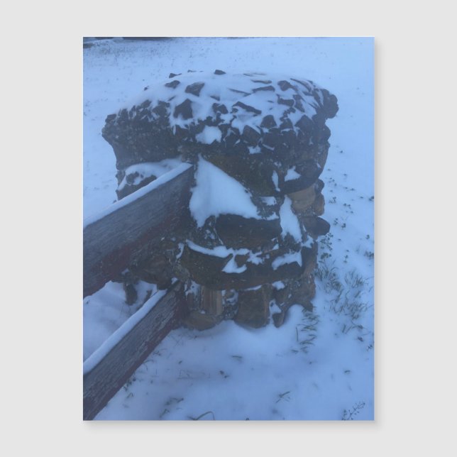 Magneto de Pilar de Neve (Frente)