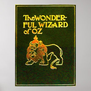 Magnífico Feiticeiro de Oz Cowardly Lion Poster