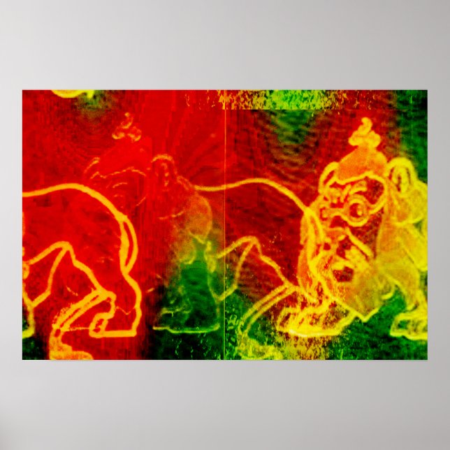 Magnífico Feiticeiro de Oz Lion Holgaart Poster (Frente)