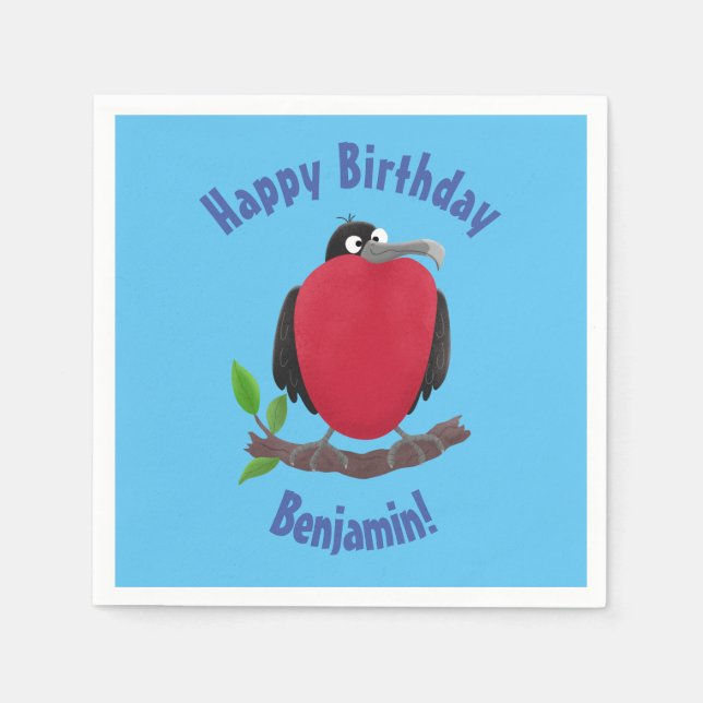 Magnífico, magnífico guardanapo de desenho animado (Frente)