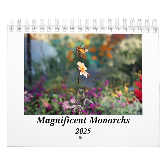 Magnífico Monarcas 2025 Calendário (Capa)