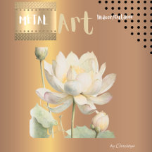 Magnolia Blooms Metal Impressão