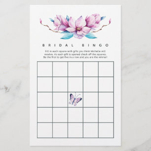 Magnolia Chá de panela Floral Bingo