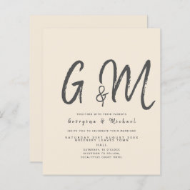 Magnolia Cream Modern Wedn Typografia