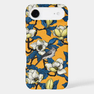 Magnólia florescente e pássaro-do-titrato 3