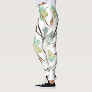 Magnolia Pattern Leggings