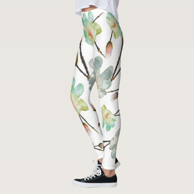 Magnolia Pattern Leggings (Esquerda)