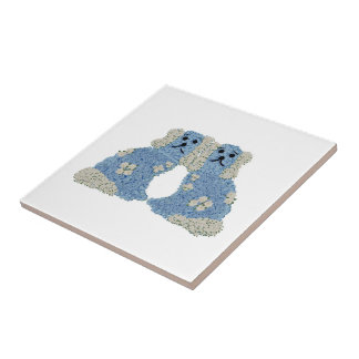 Magnolia Staffordshire Dogs Ginger Jars Art