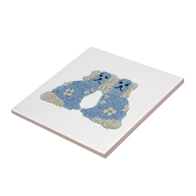 Magnolia Staffordshire Dogs Ginger Jars Art (Lateral)