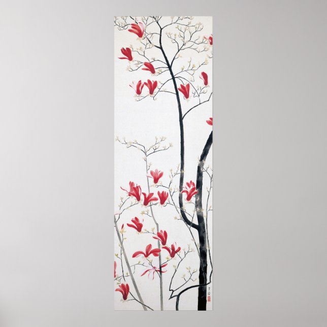Magnolia Tree Art Poster (Frente)
