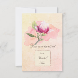 Magnolia Watercolor Convite de festas