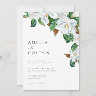 Magnolia Wedings Convites Flor Branca do Sul